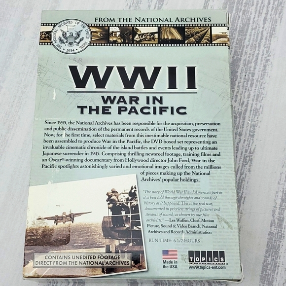 DVD- WWII: War in the Pacific 2008, 6-Disc Set - Picture 12 of 13